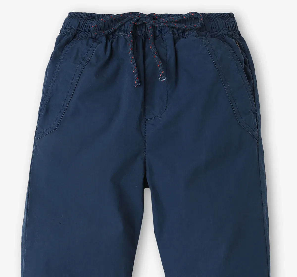 Boys 100% Cotton Joggers - Navy