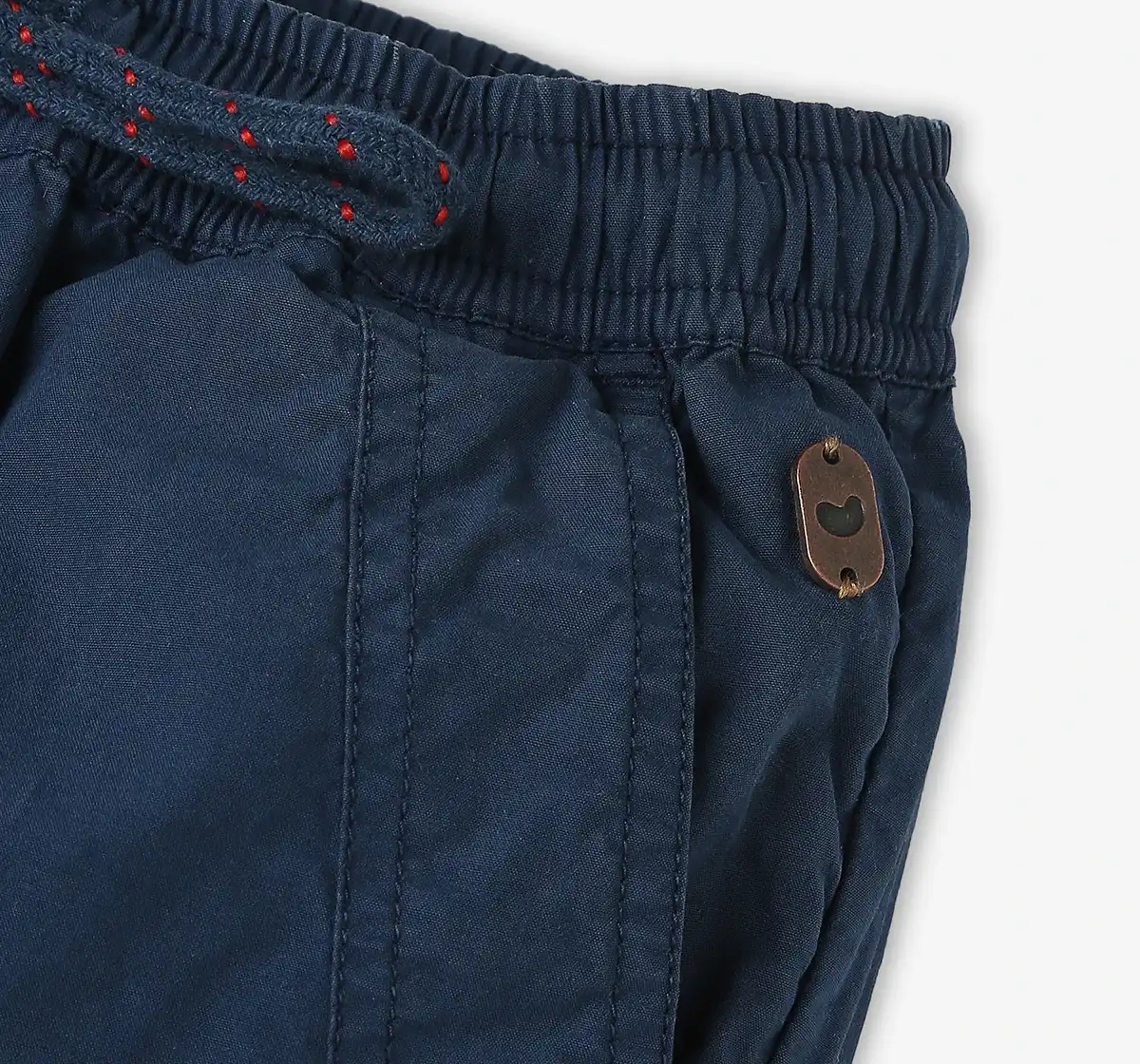 Boys 100% Cotton Joggers - Navy