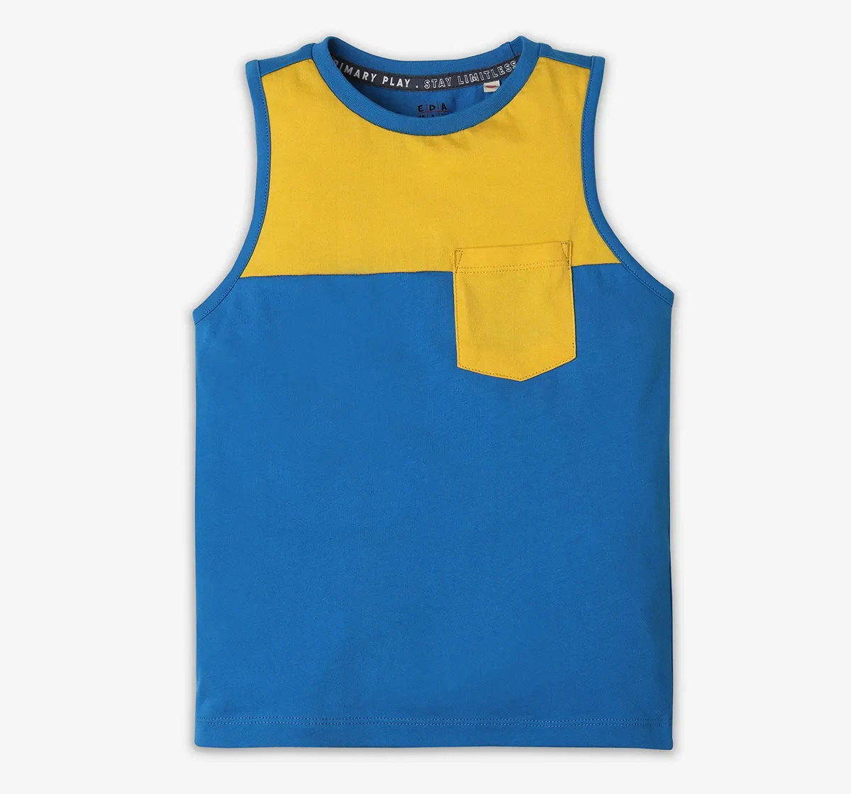 Boys 100% Cotton Co-Ord Set - Blue (Pack of 2)