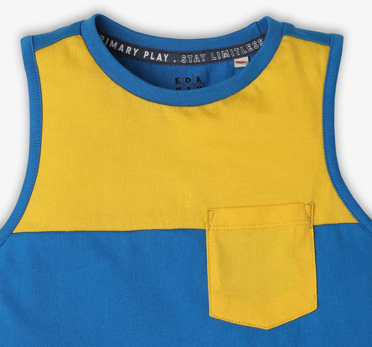 Boys 100% Cotton Co-Ord Set - Blue (Pack of 2)