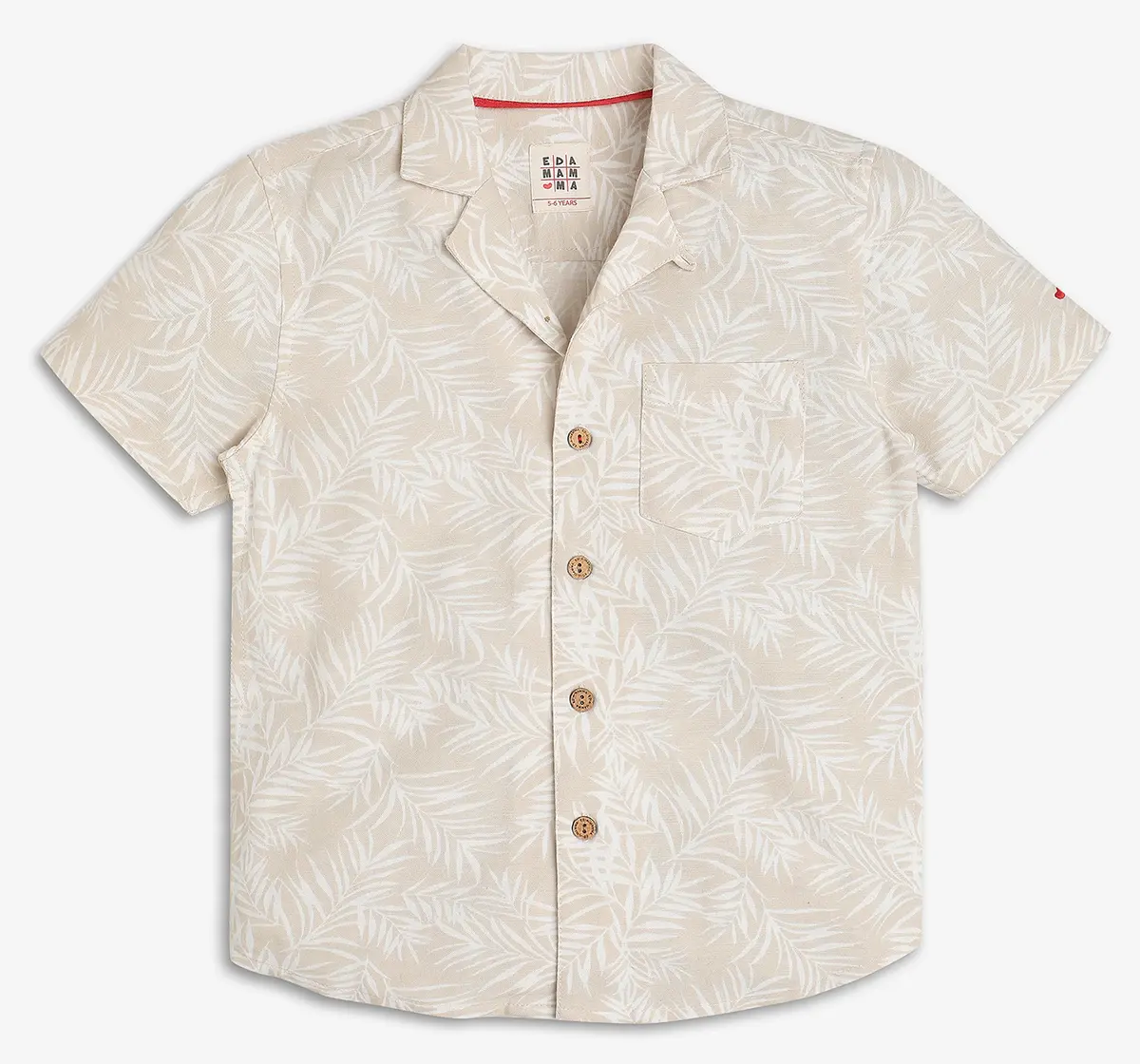 Boys 100% Cotton Co-Ord Set - Beige (Pack of 2)