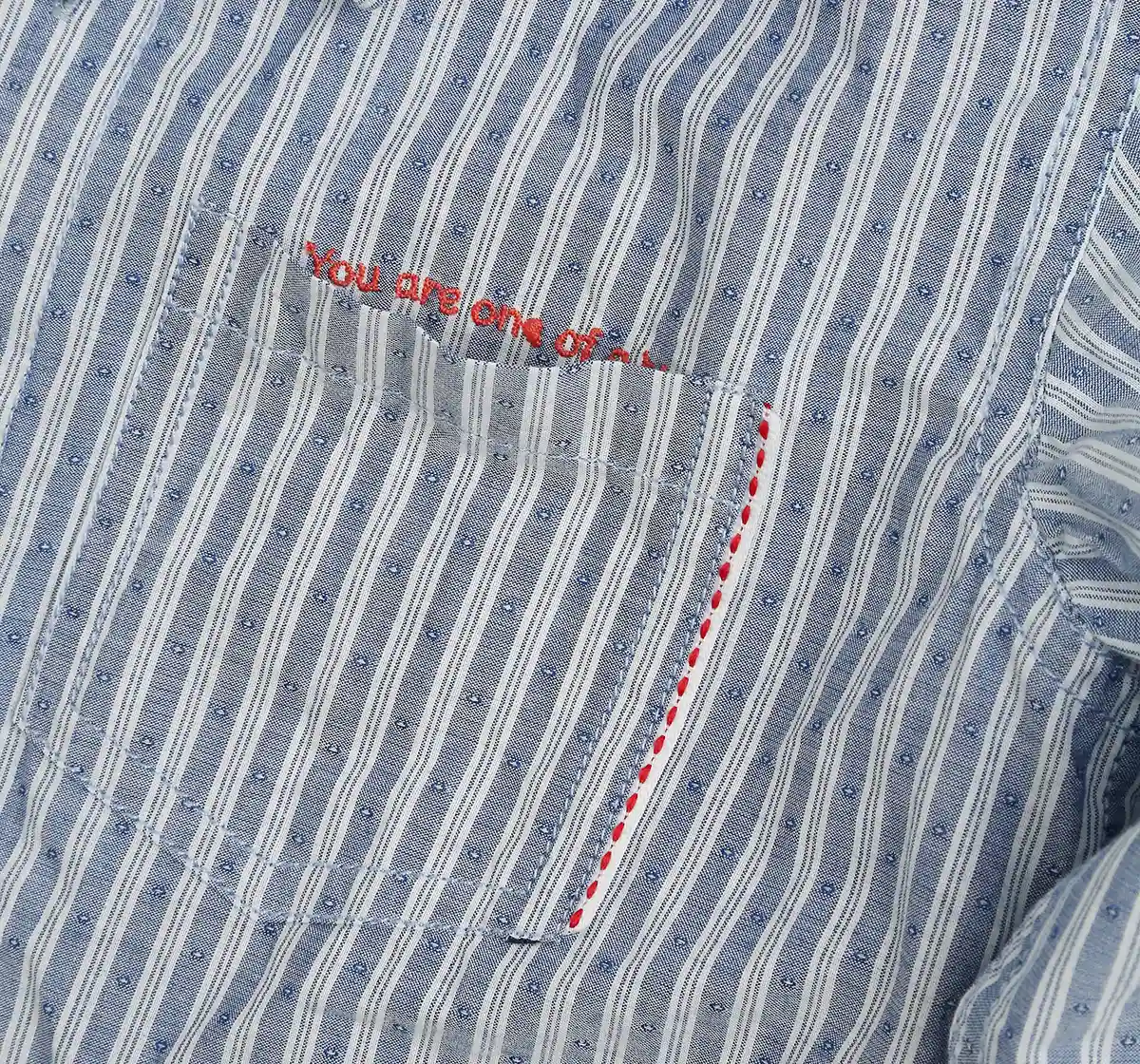 Boys Cotton Striped Shirt - Blue