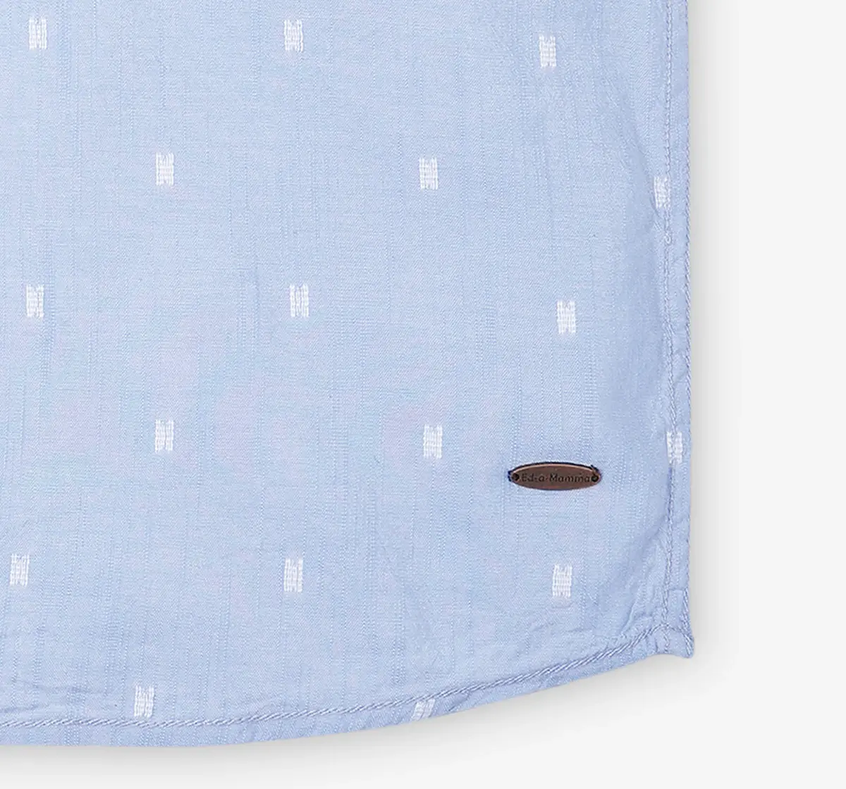 Boys Dobby Shirt - Blue