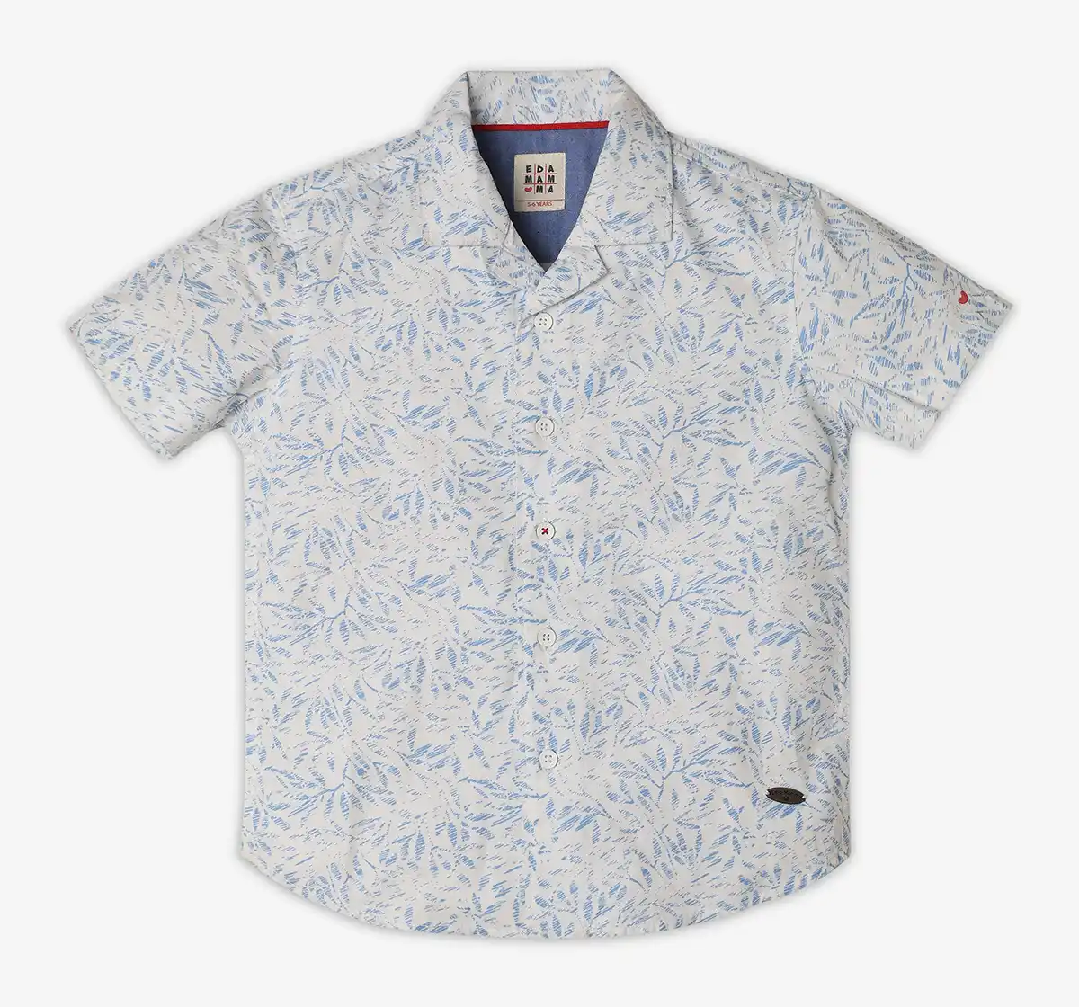 Boys Printed Shirt - Blue