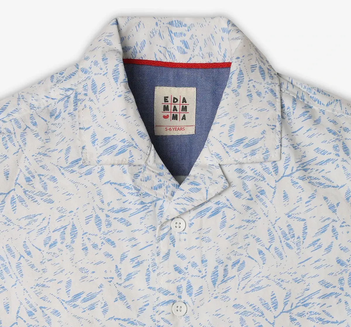 Boys Printed Shirt - Blue