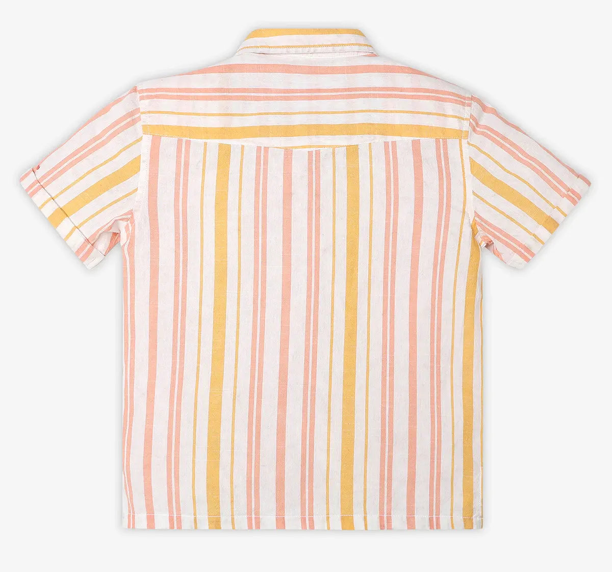 Boys Striped 100% Cotton Shirt - Multicolour