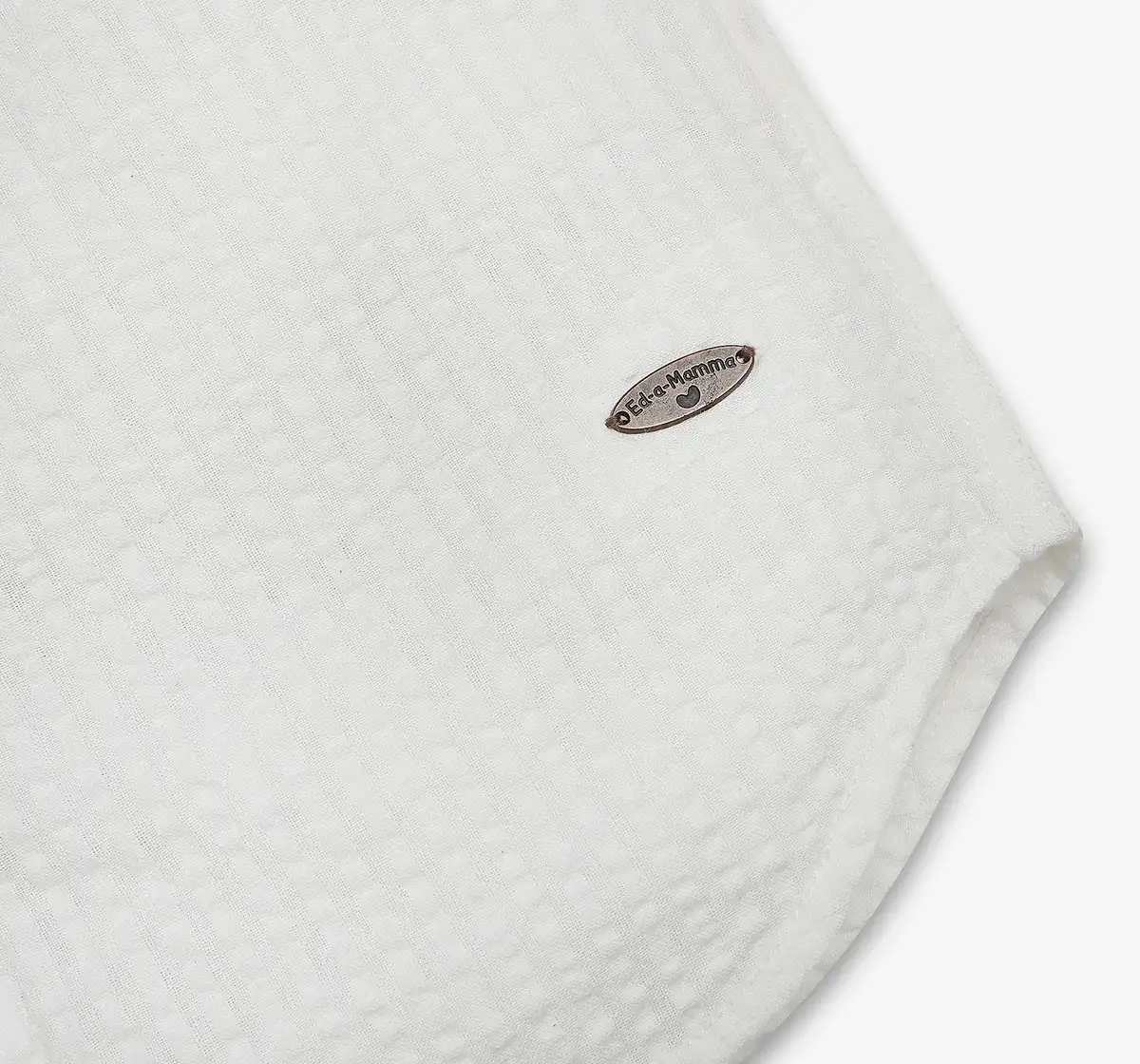 Boys Seer Sucker Striped Shirt - White