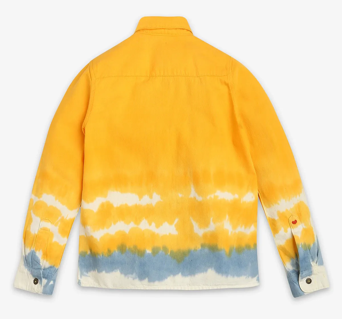 Boys Tie Dye Shirt - Yellow