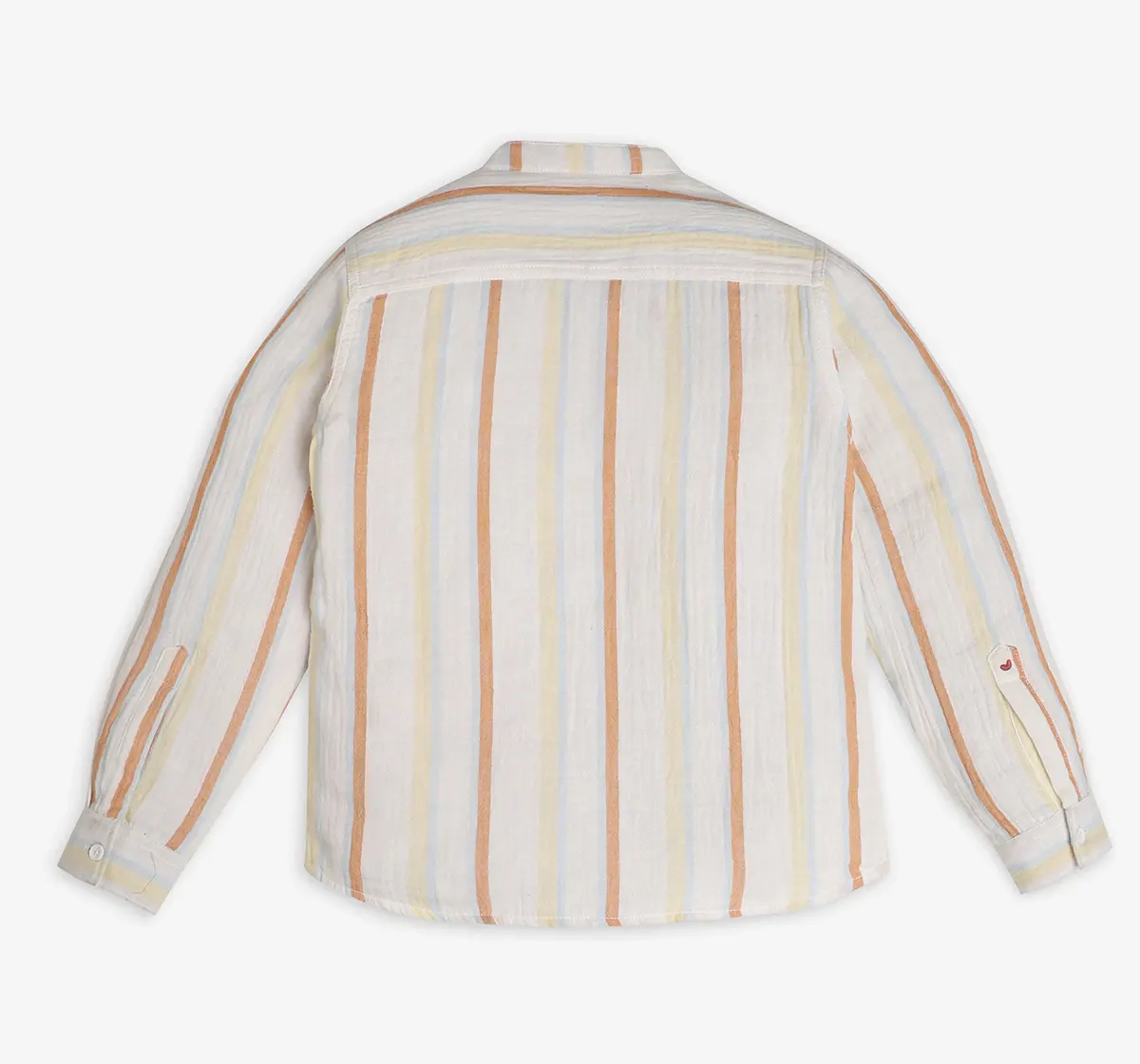 Boys Striped 100% Cotton Shirt - Multicolour