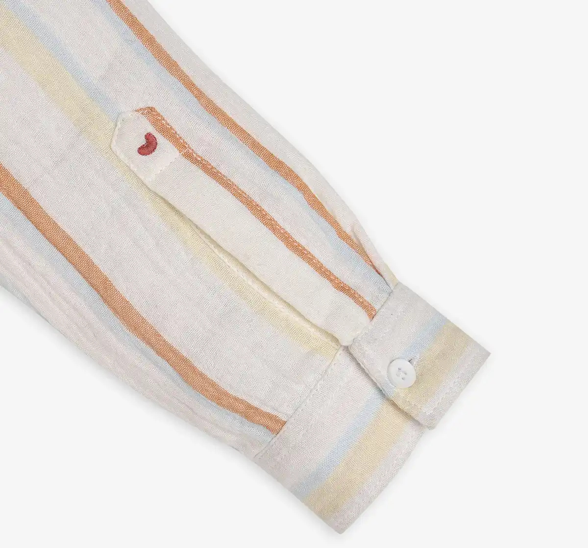 Boys Striped 100% Cotton Shirt - Multicolour