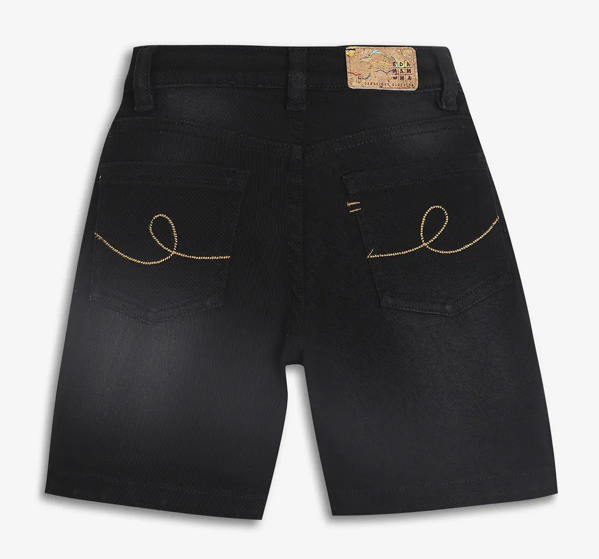 Boys Denim Shorts - Black