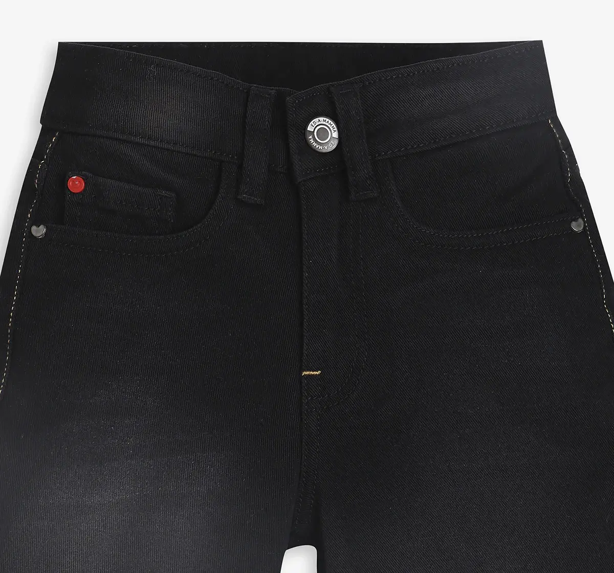 Boys Denim Shorts - Black