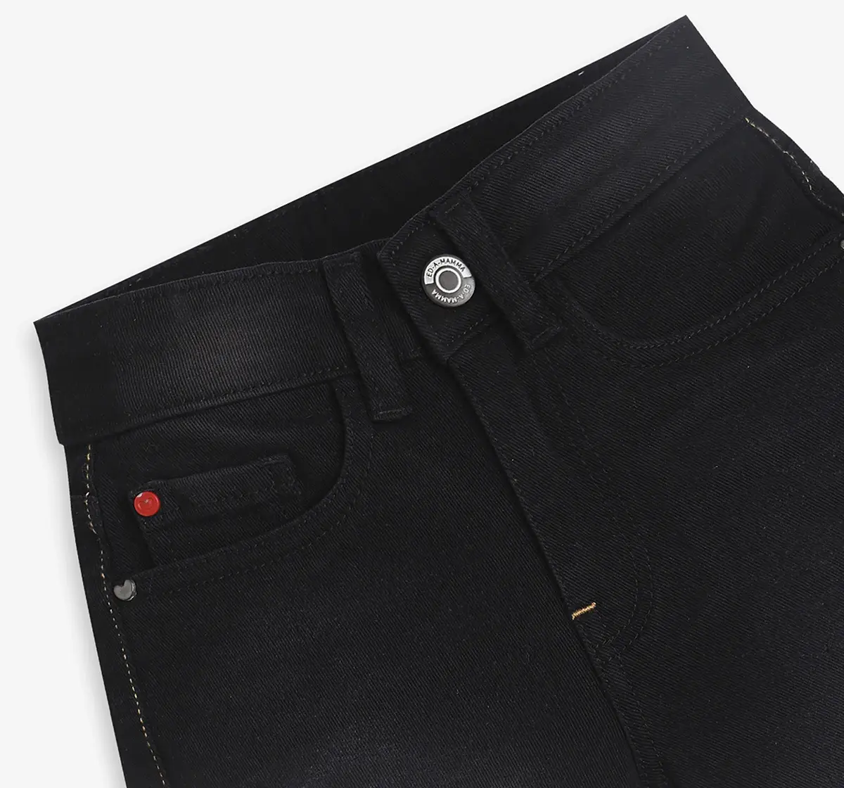 Boys Denim Shorts - Black