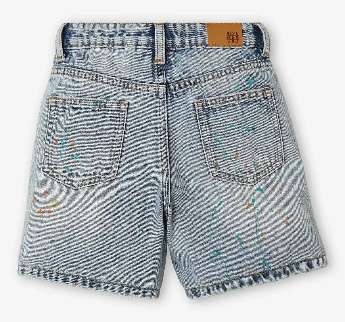 Boys Denim Shorts - Mid Blue