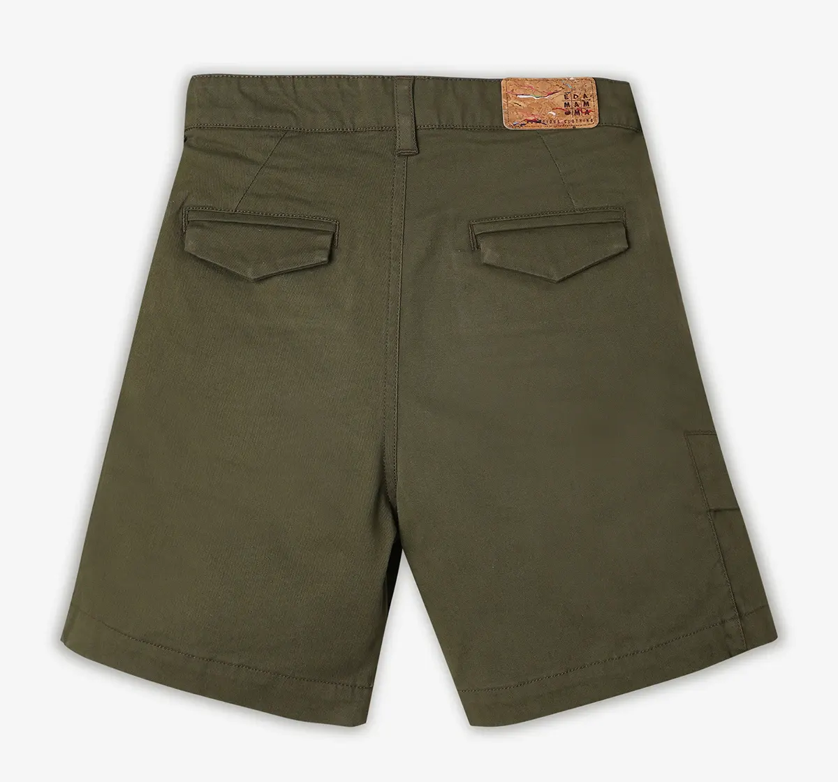 Boys 100% Cotton Shorts - Olive
