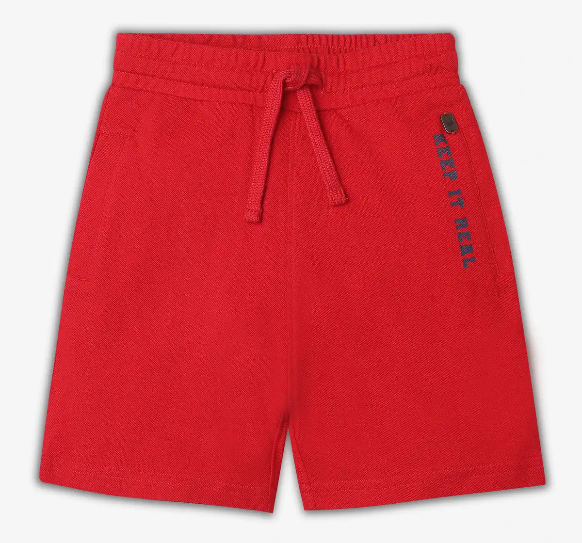 Boys 100% Cotton Shorts - Red
