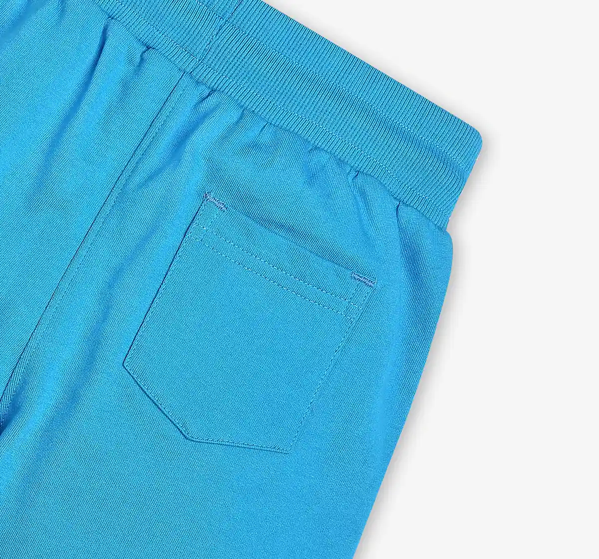 Boys Printed Knit Short - Blue