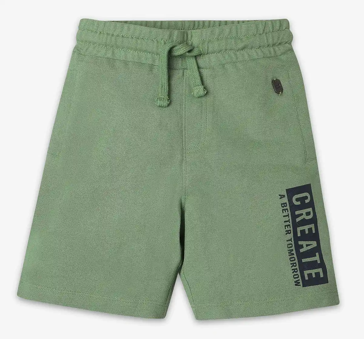 Boys Printed Shorts - Olive