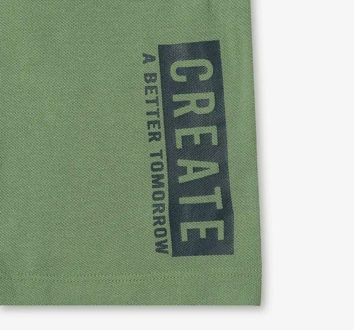 Boys Printed Shorts - Olive