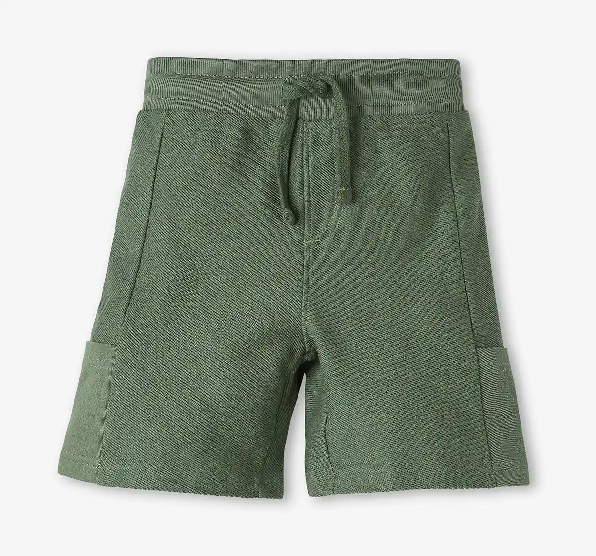Boys Knitted Shorts - Olive