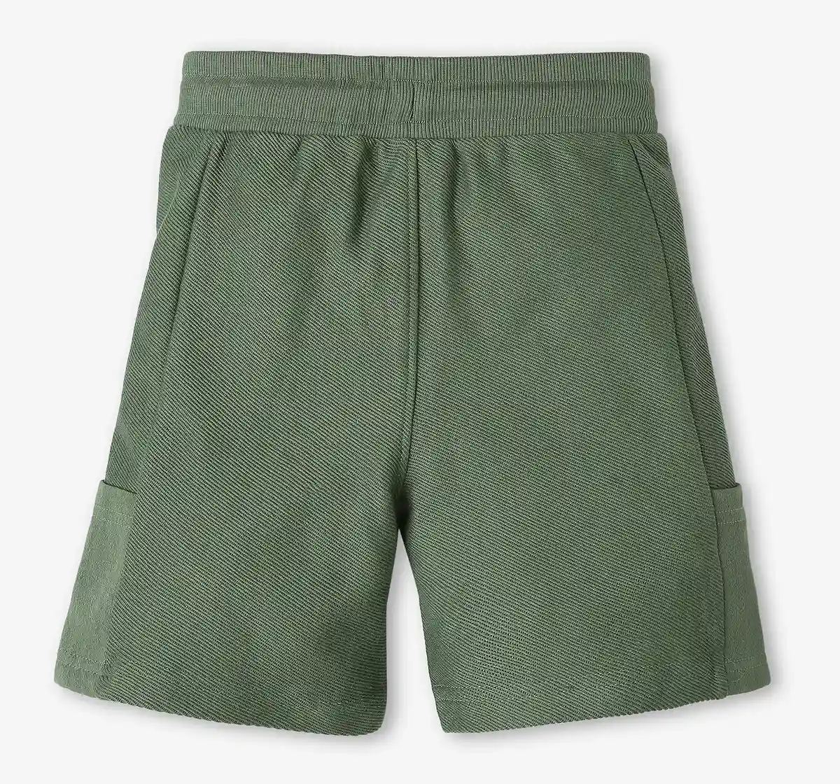 Boys Knitted Shorts - Olive