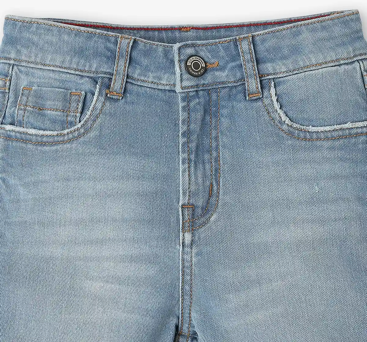Boys Denim Shorts - Blue