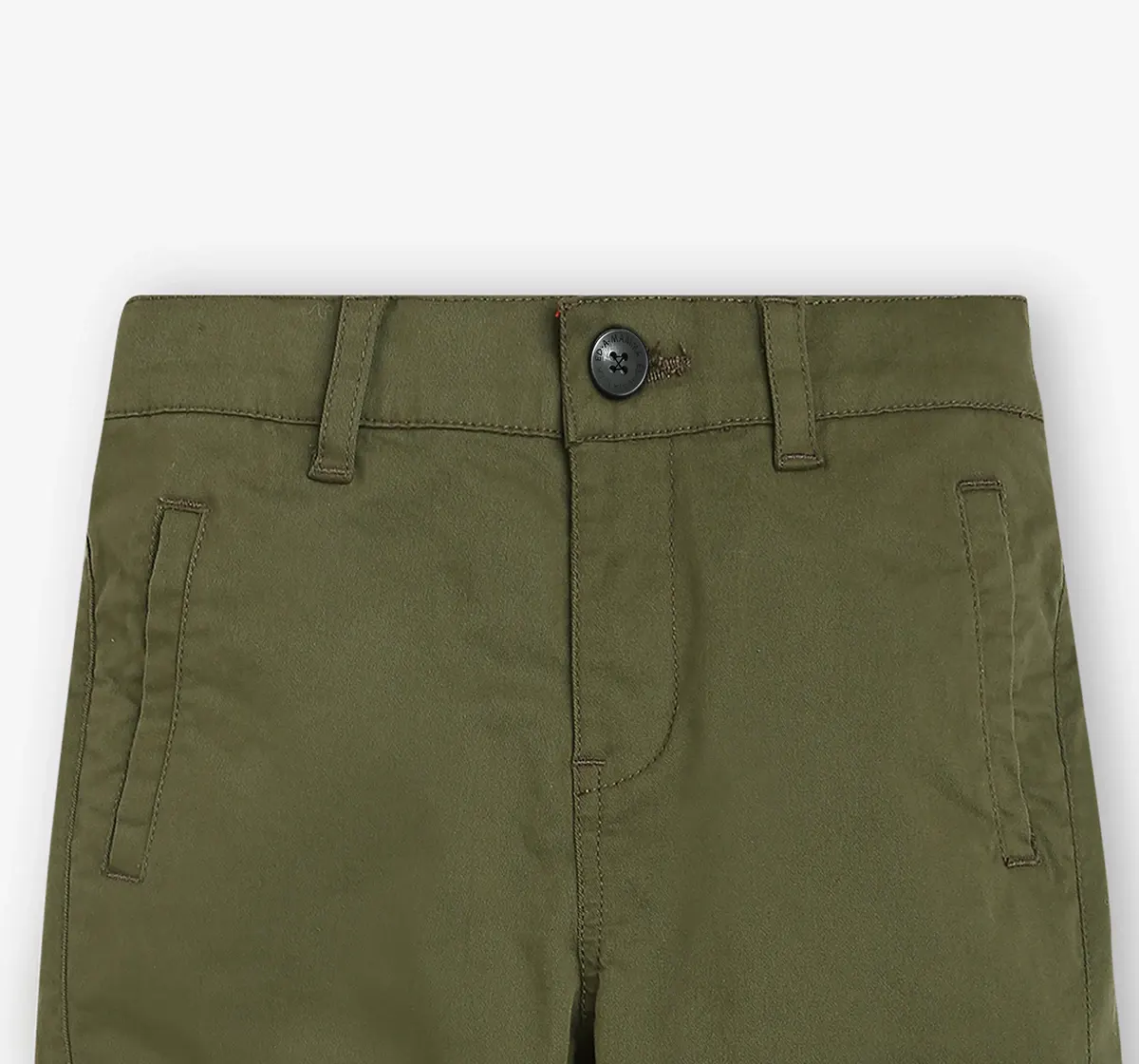 Boys 100% Cotton Trouser - Olive