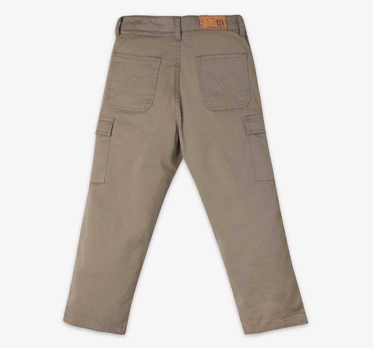 Boys Solid Trousers - Grey