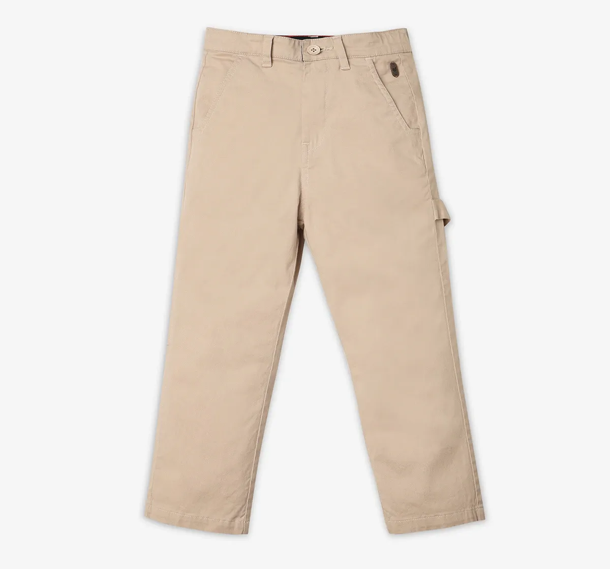 Boys 100% Cotton Trouser - Beige
