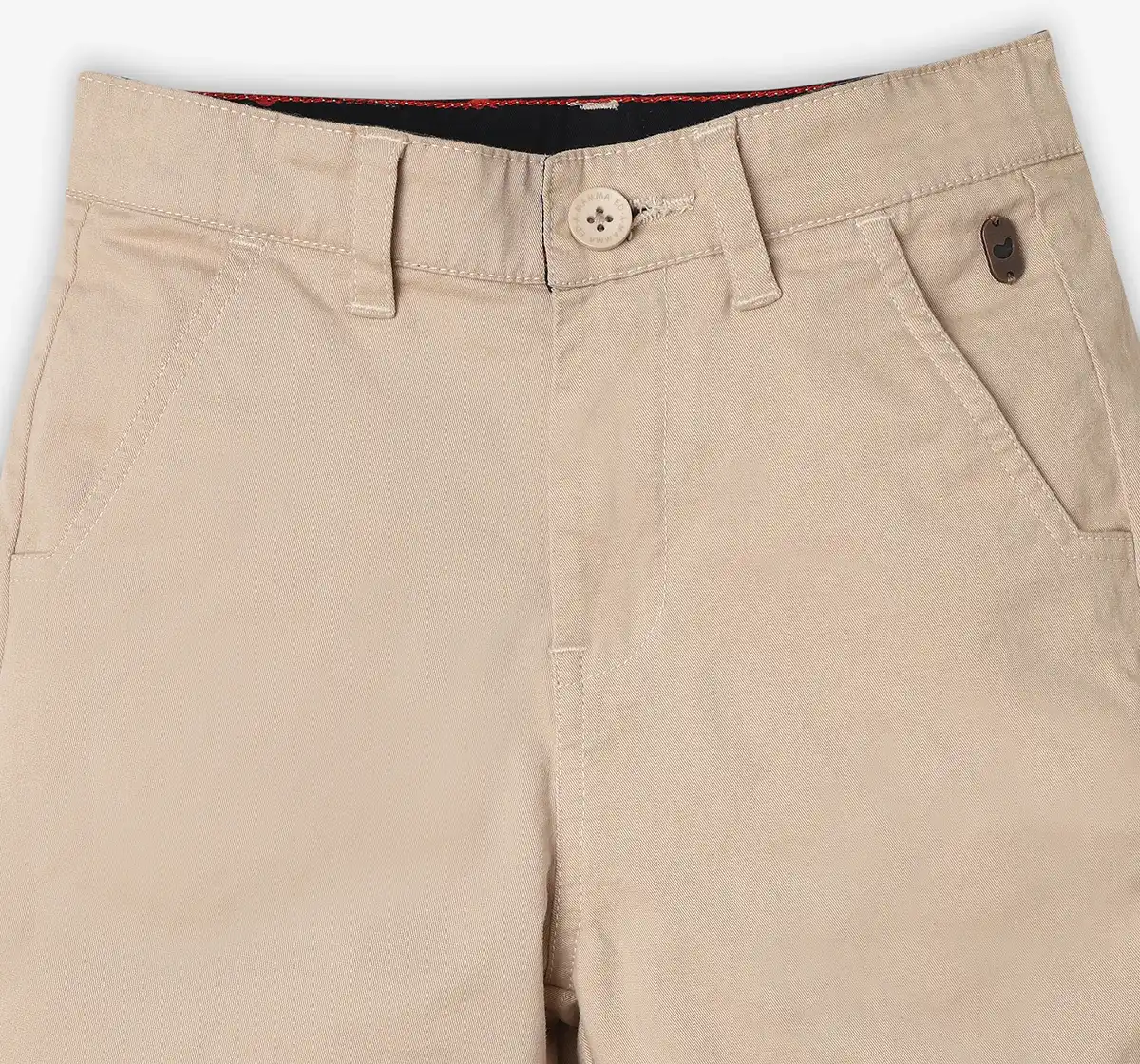 Boys 100% Cotton Trouser - Beige