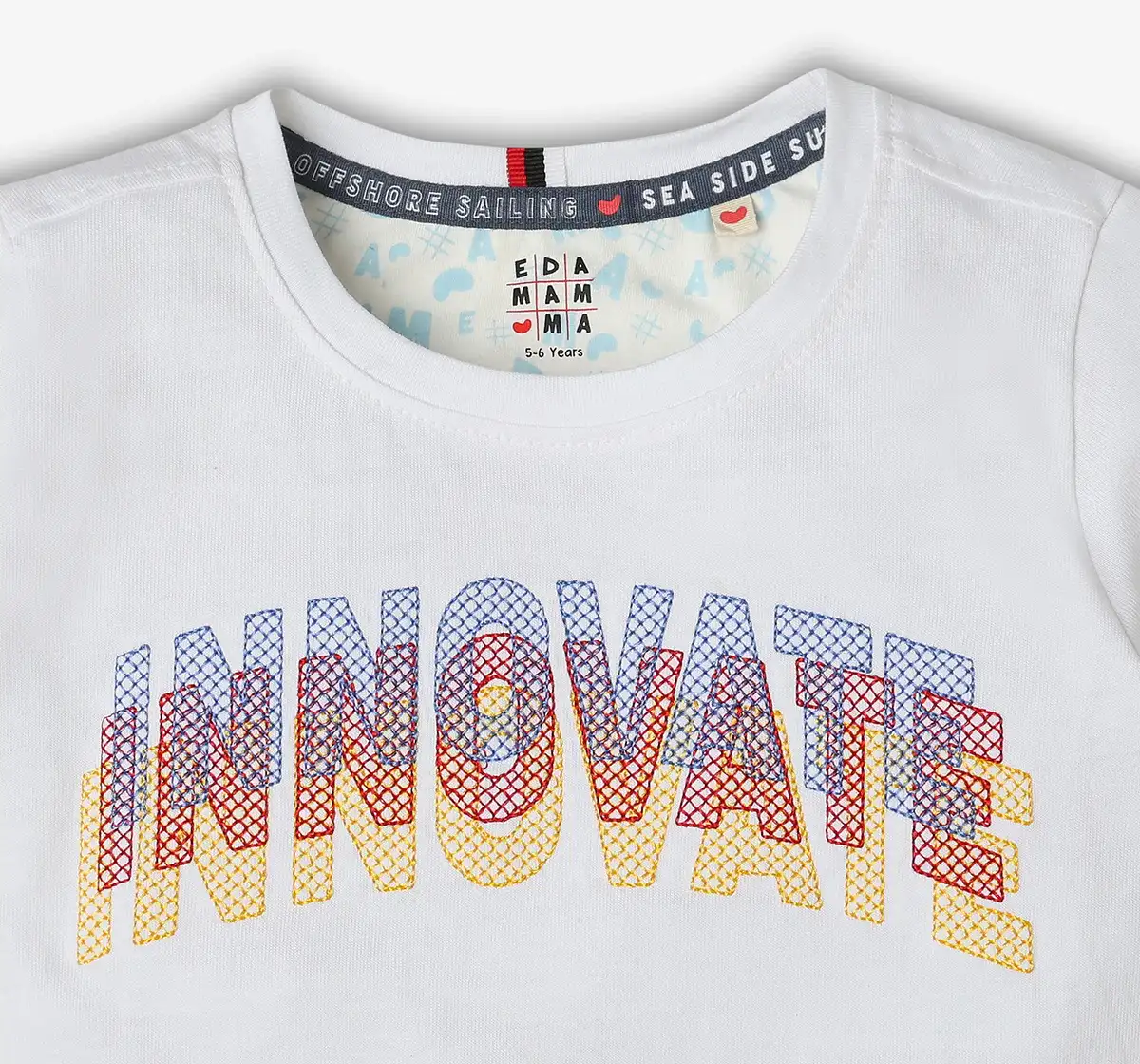 Boys Printed Tshirt - White