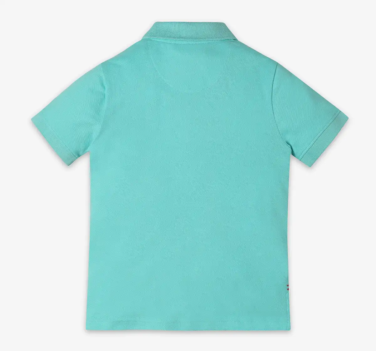 Boys Embroidered Polo Tshirt - Teal Blue