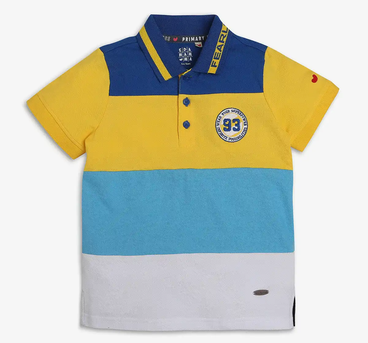 Boys 100% Cotton T-Shirt - Multicolour