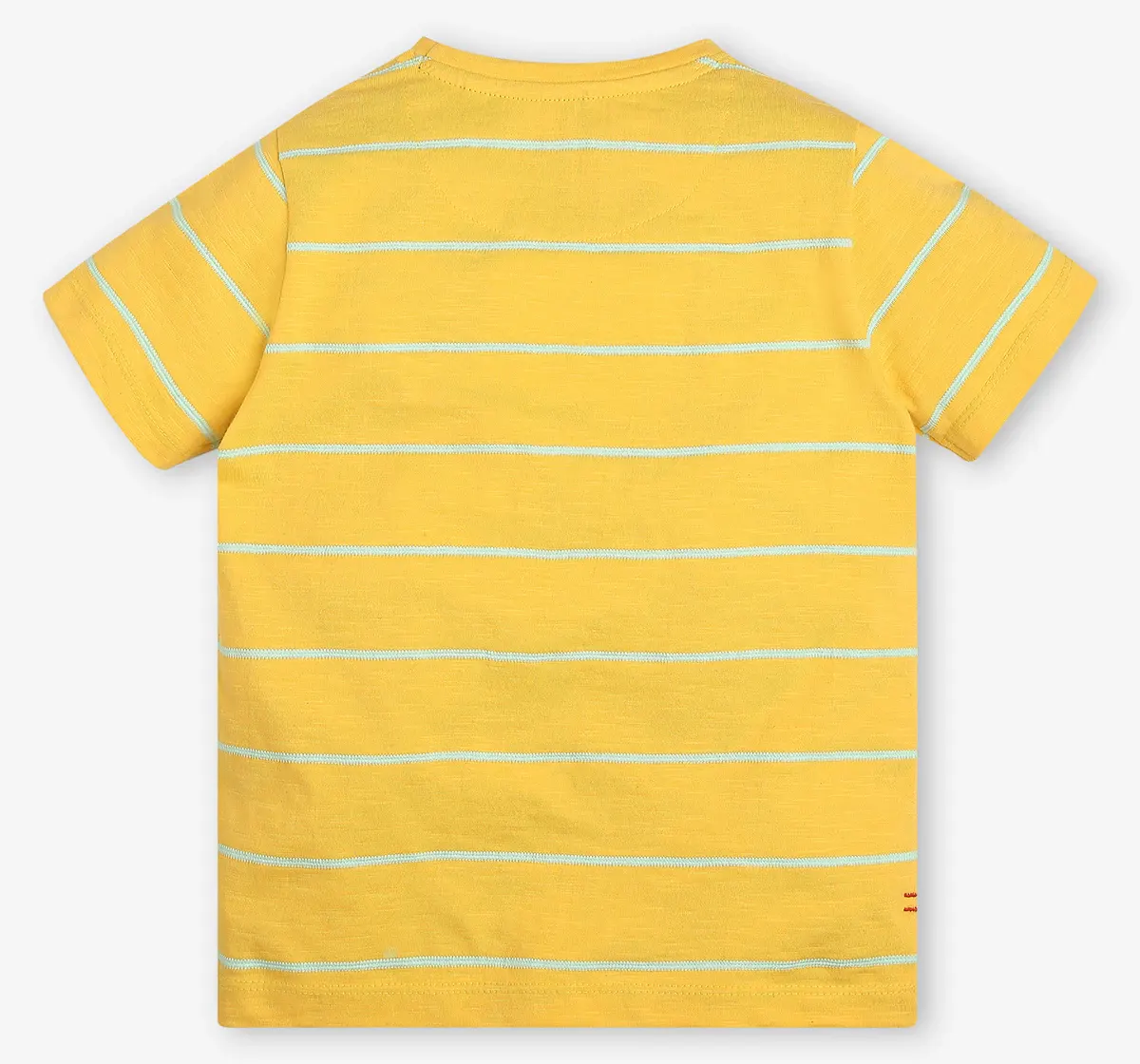 Boys 100% Cotton Printed T-Shirt - Yellow
