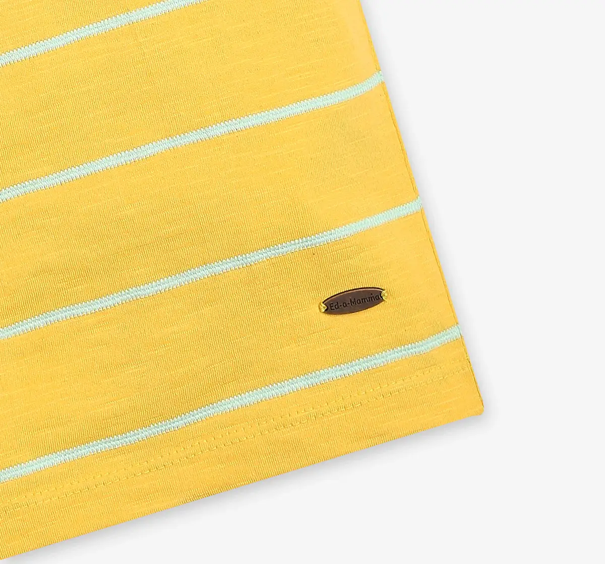 Boys 100% Cotton Printed T-Shirt - Yellow