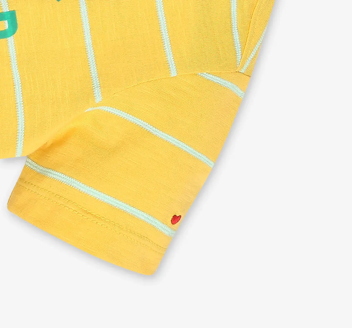 Boys 100% Cotton Printed T-Shirt - Yellow