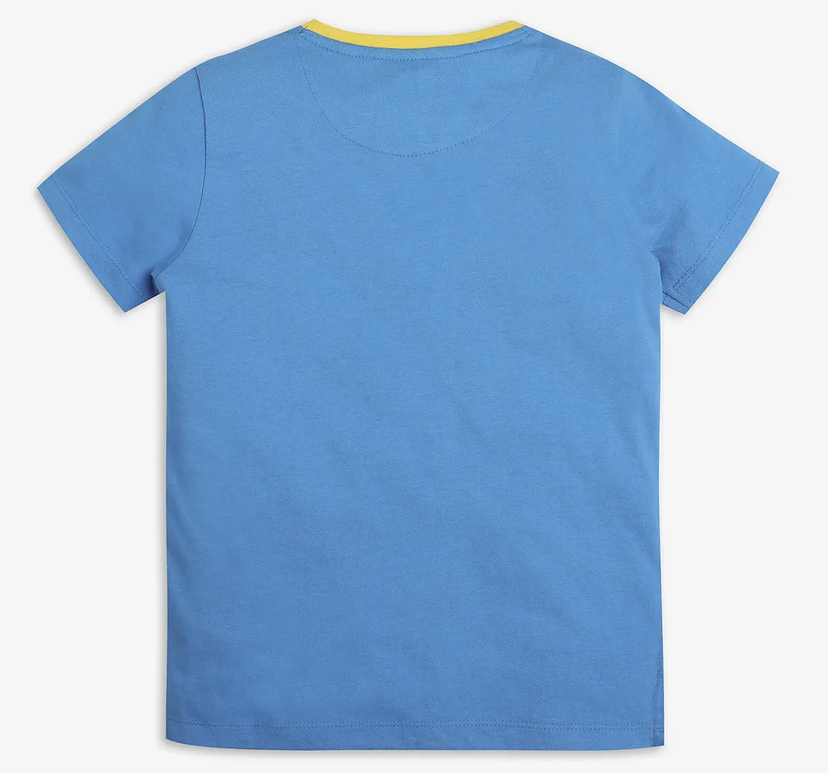 Boys Printed 100% Cotton T-Shirt - Blue