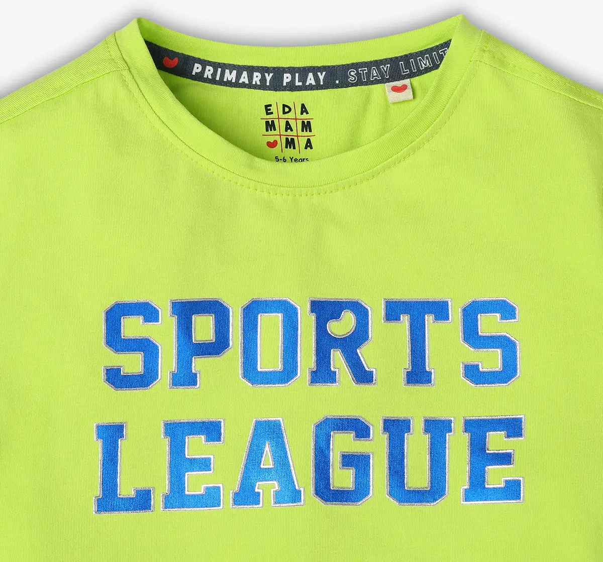 Boys 100% Cotton T-Shirt - Lime