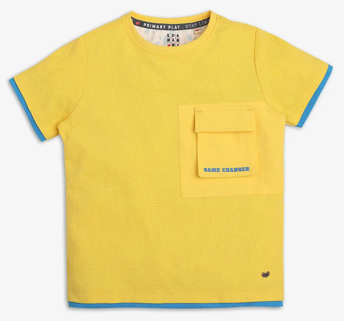 Boys 100% Cotton T-Shirt - Yellow