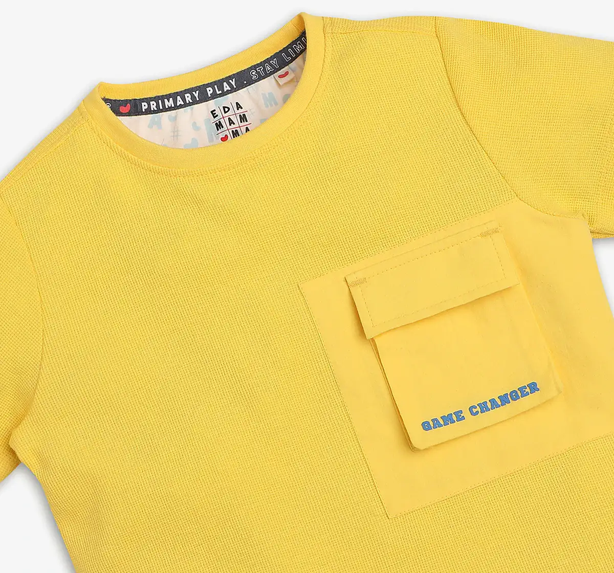 Boys 100% Cotton T-Shirt - Yellow