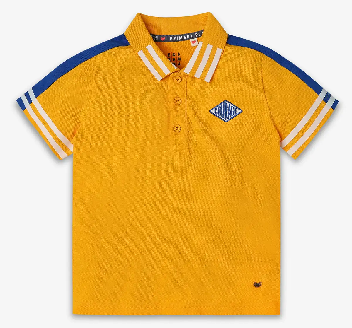 Boys 100% Cotton T-Shirt - Yellow