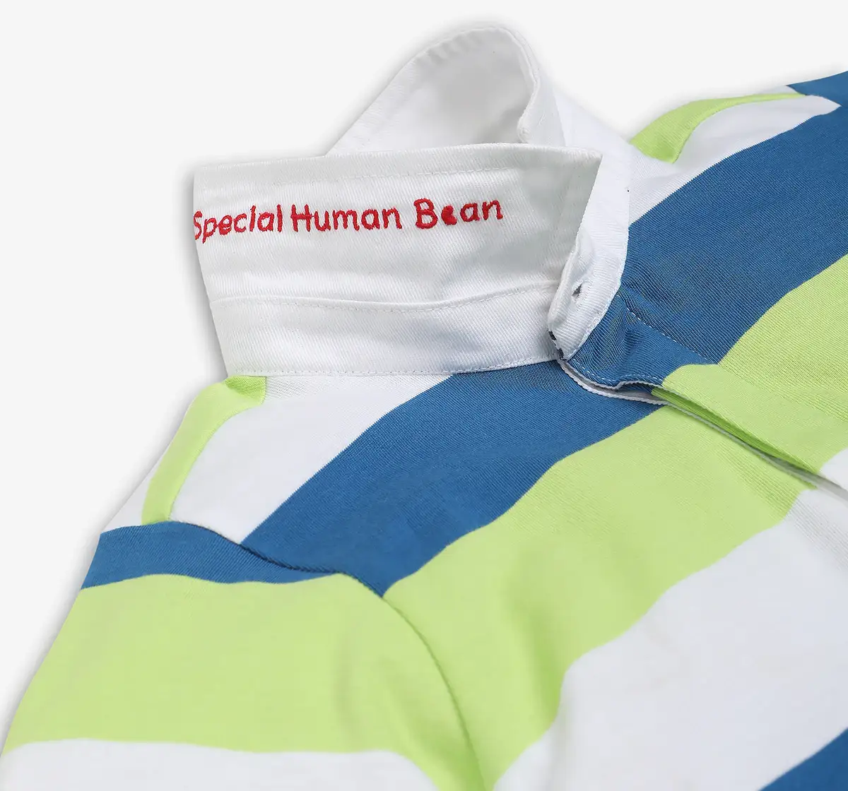 Boys 100% Cotton Striped Polo T-Shirt - Multicolor