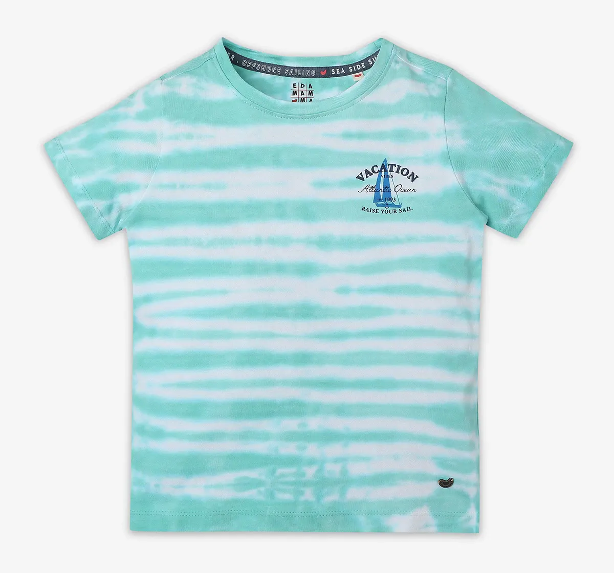 Boys Tie Dye Printed T Shirt - Multicolor