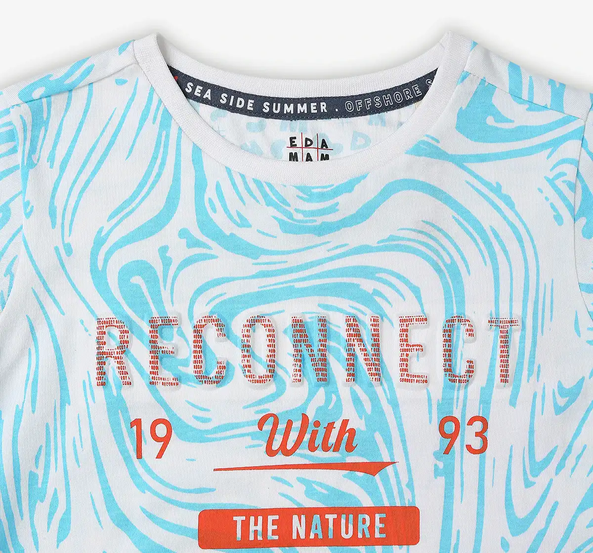 Boys Printed Tshirt - Light Blue