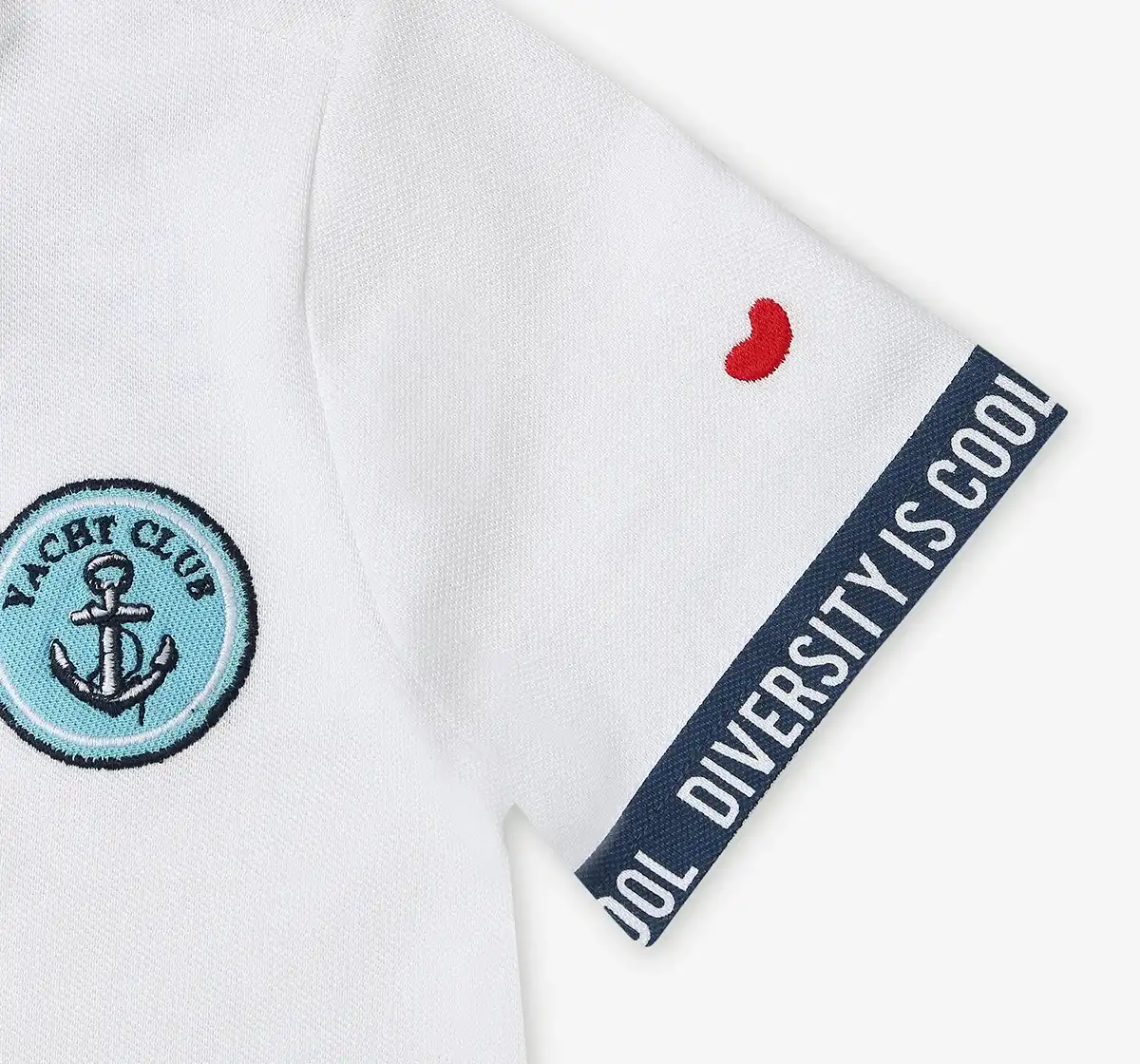 Ed-A-Mamma Boys 100% Cotton T-Shirt - White