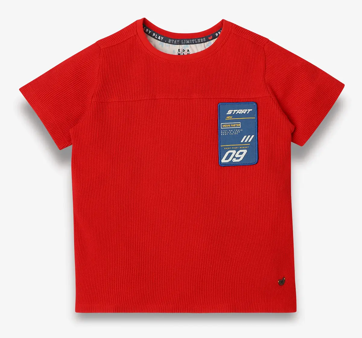 Boys 100% Cotton T-Shirt - Red