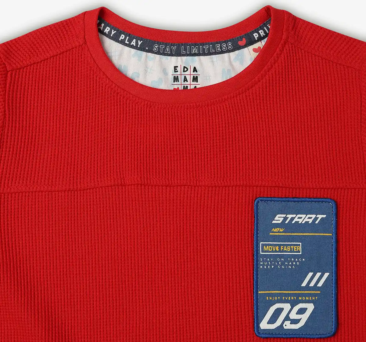 Boys 100% Cotton T-Shirt - Red