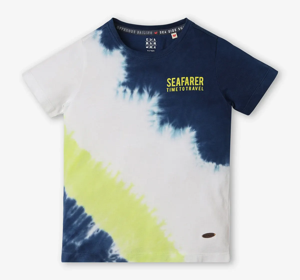 Boys Tie Dye Printed T Shirt - Multicolor
