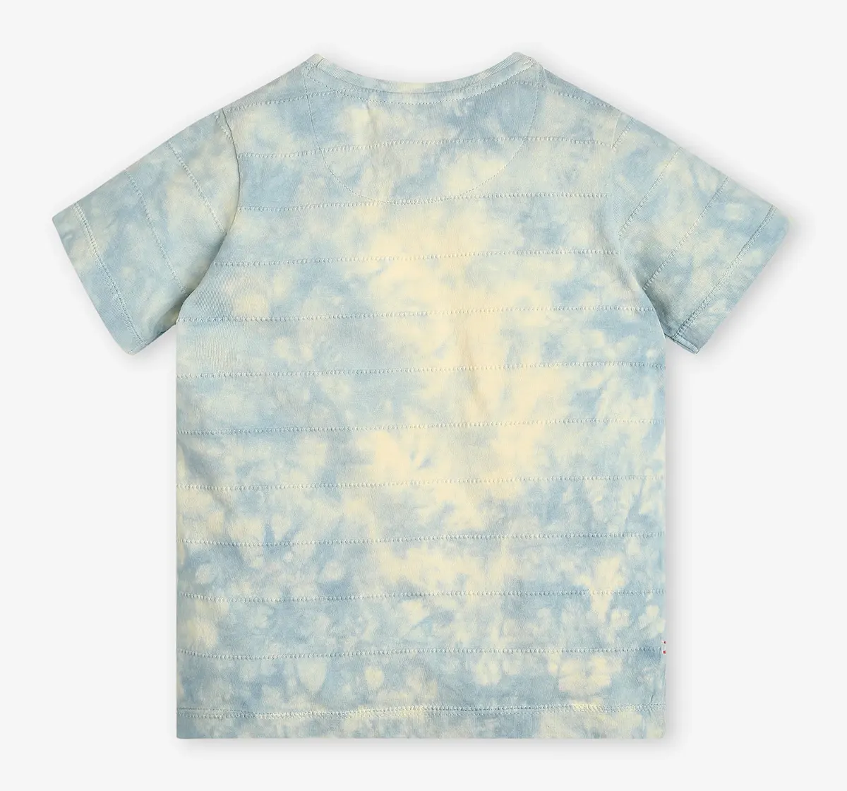 Ed-A-Mamma Boys 100% Cotton Tie & Dye Printed T-Shirt - Multicolor