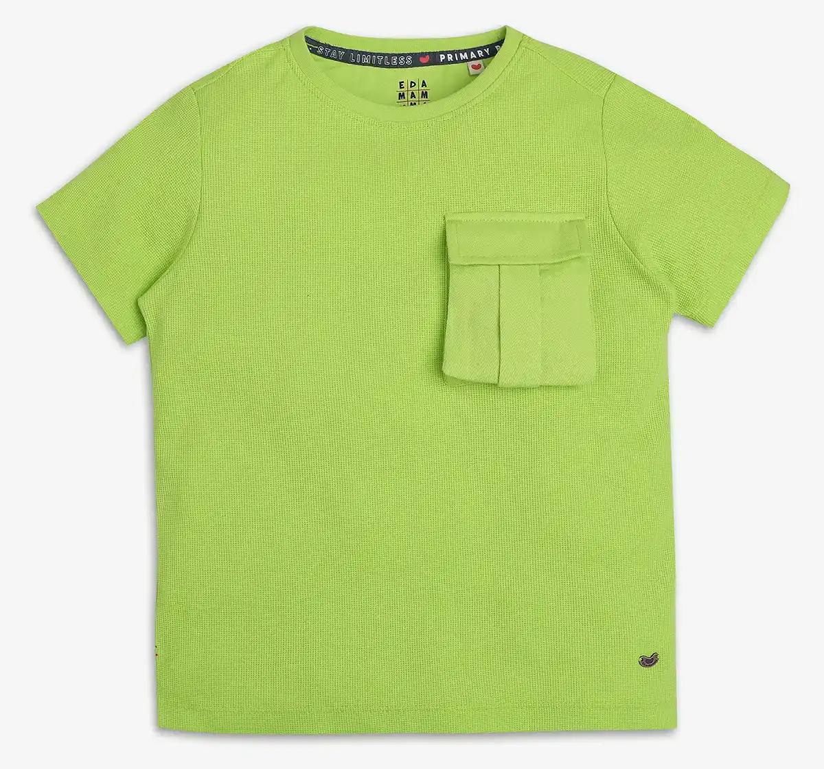 Boys 100% Cotton T-Shirt - Lime Green